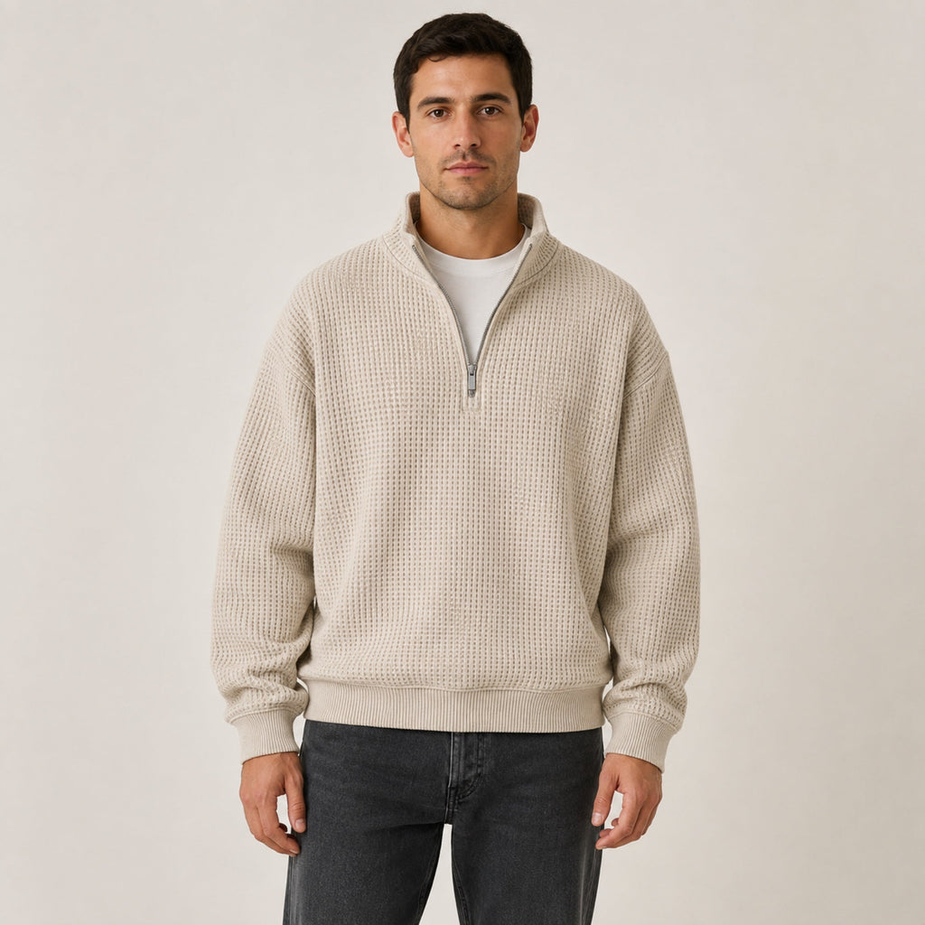 Alder Waffle Quarter Zip
