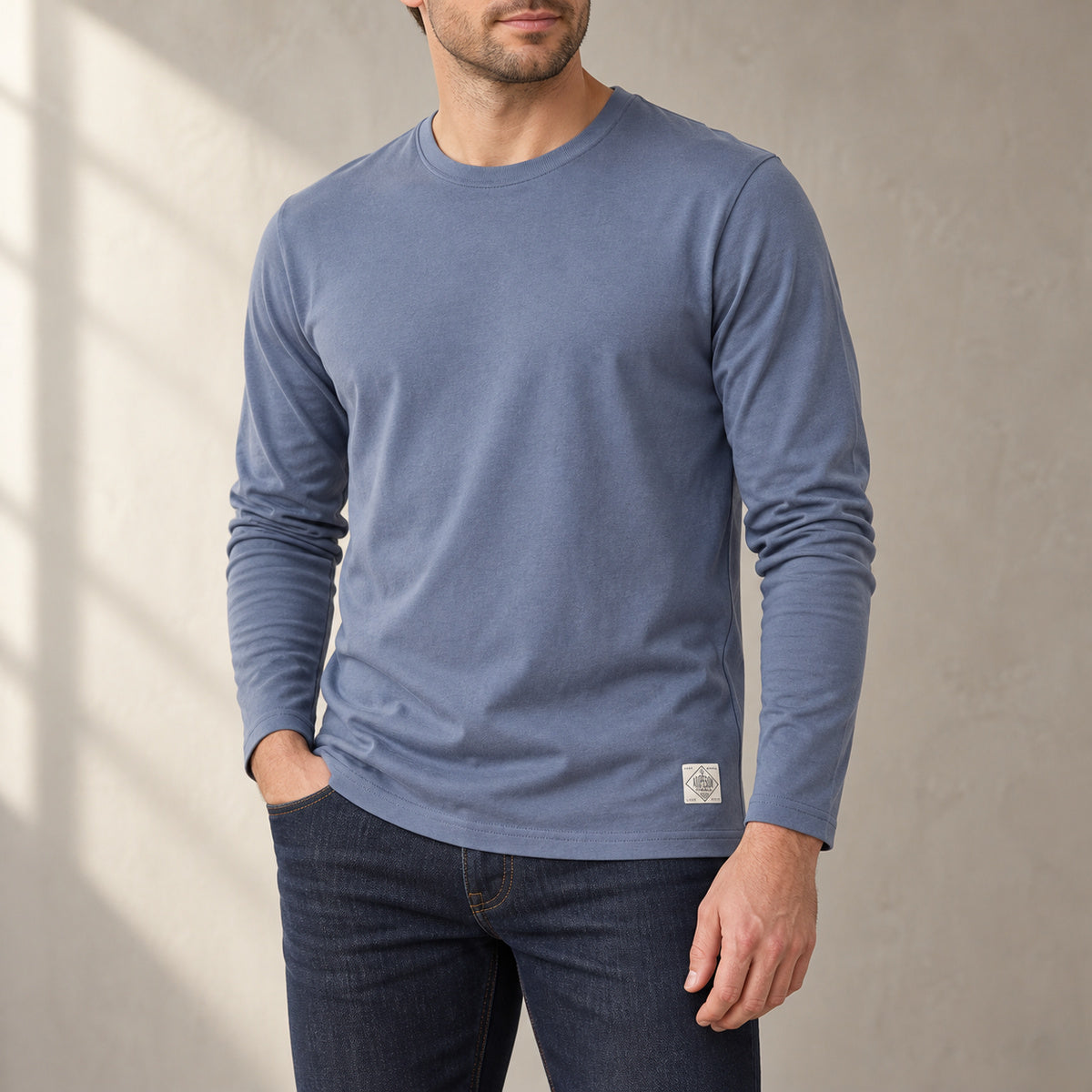 Ellis Cotton Long Sleeve Tee