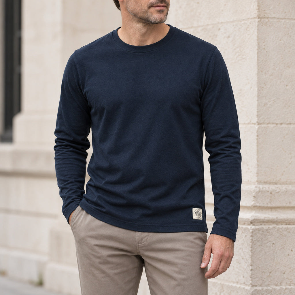 Ellis Cotton Long Sleeve Tee