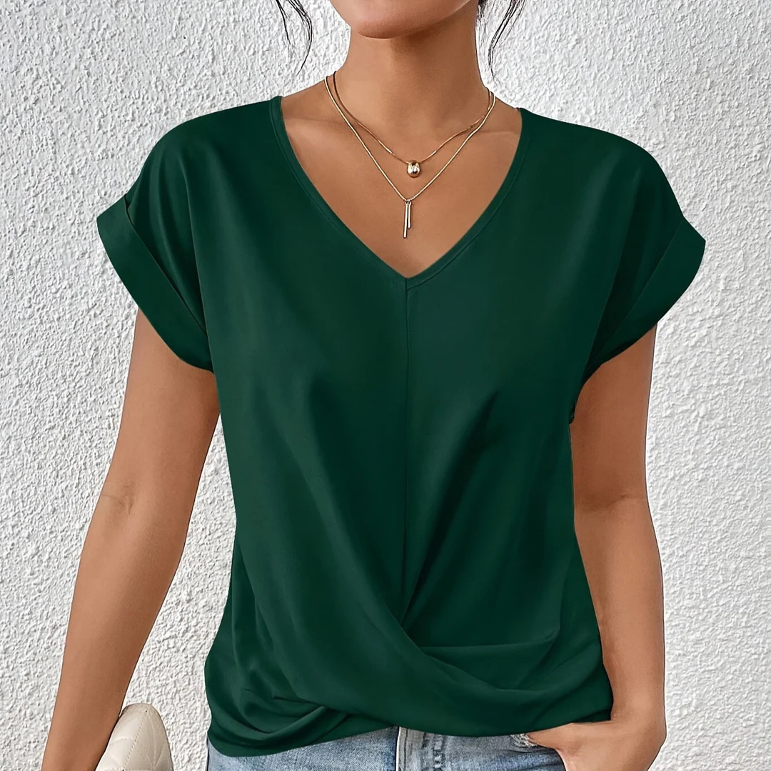 Cleo | Camiseta casual con escote corazón