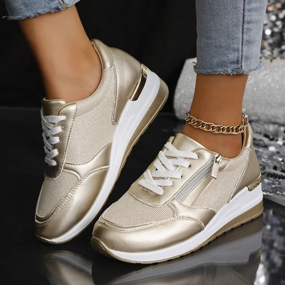 ROSA™ | Zapatillas Ortopédicas con Cremallera Lateral