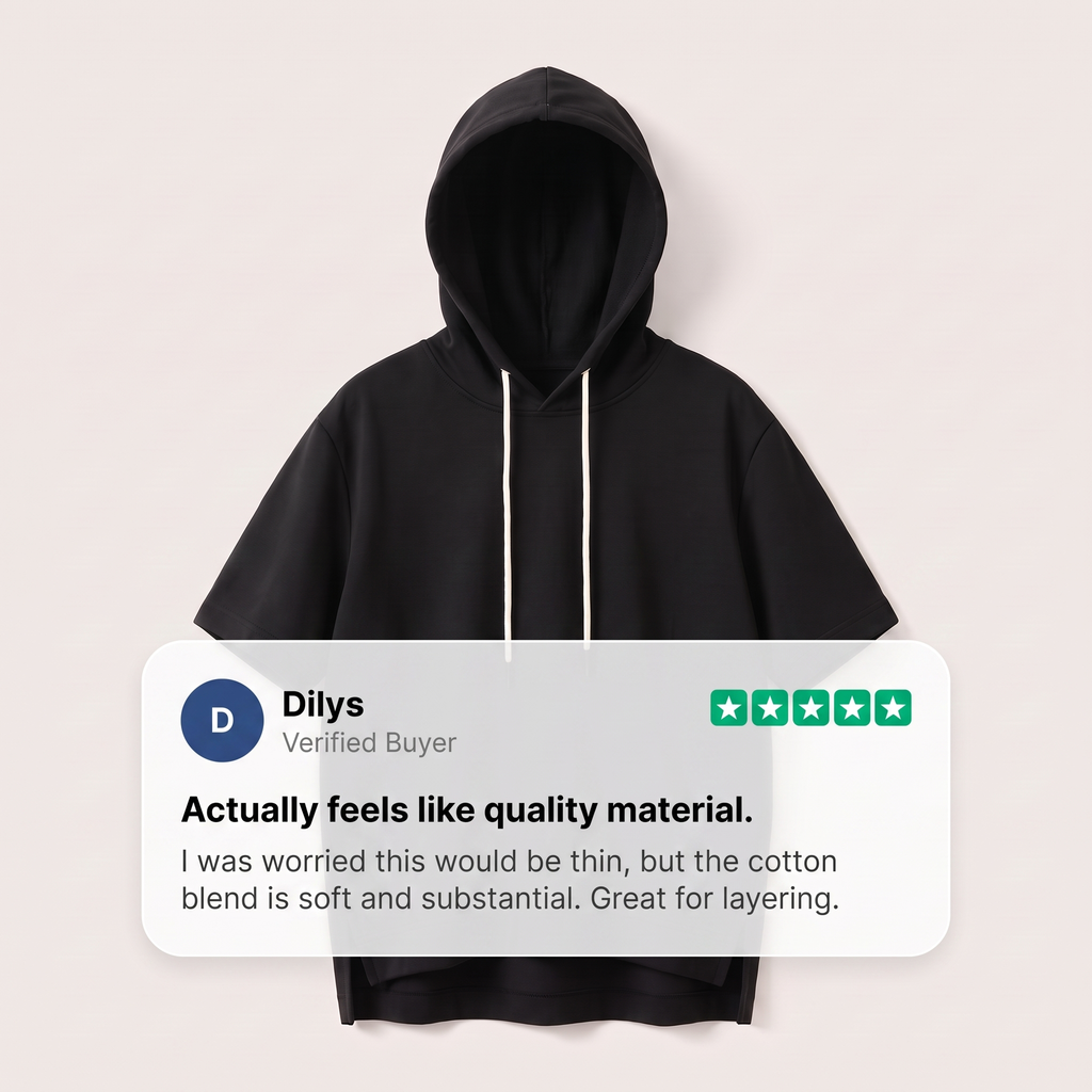 ALISON SHORT SLEEVE HOODIE