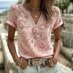 Olivia | Rosa Bordada