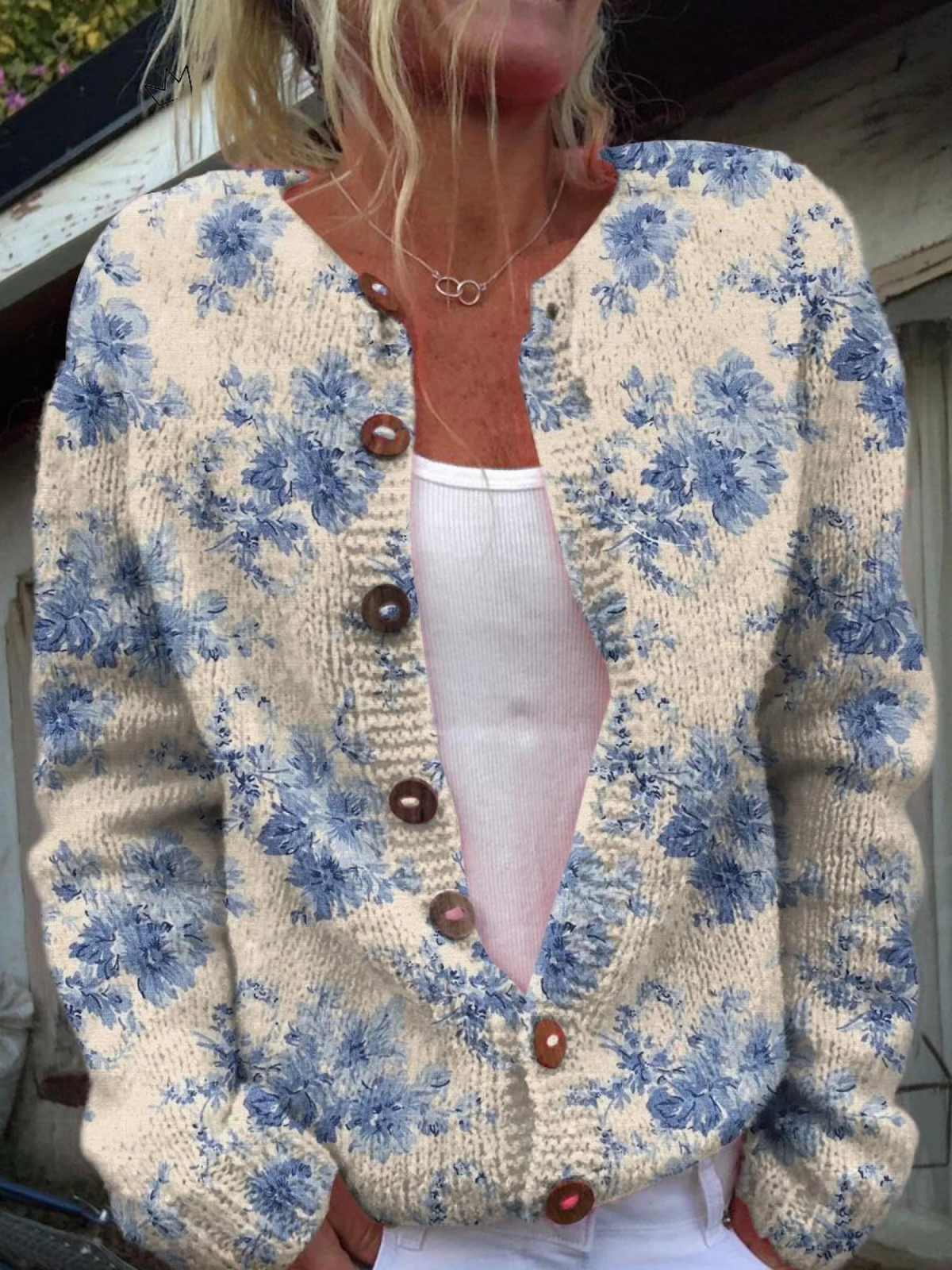 ALICE FLORAL KNIT CARDIGAN