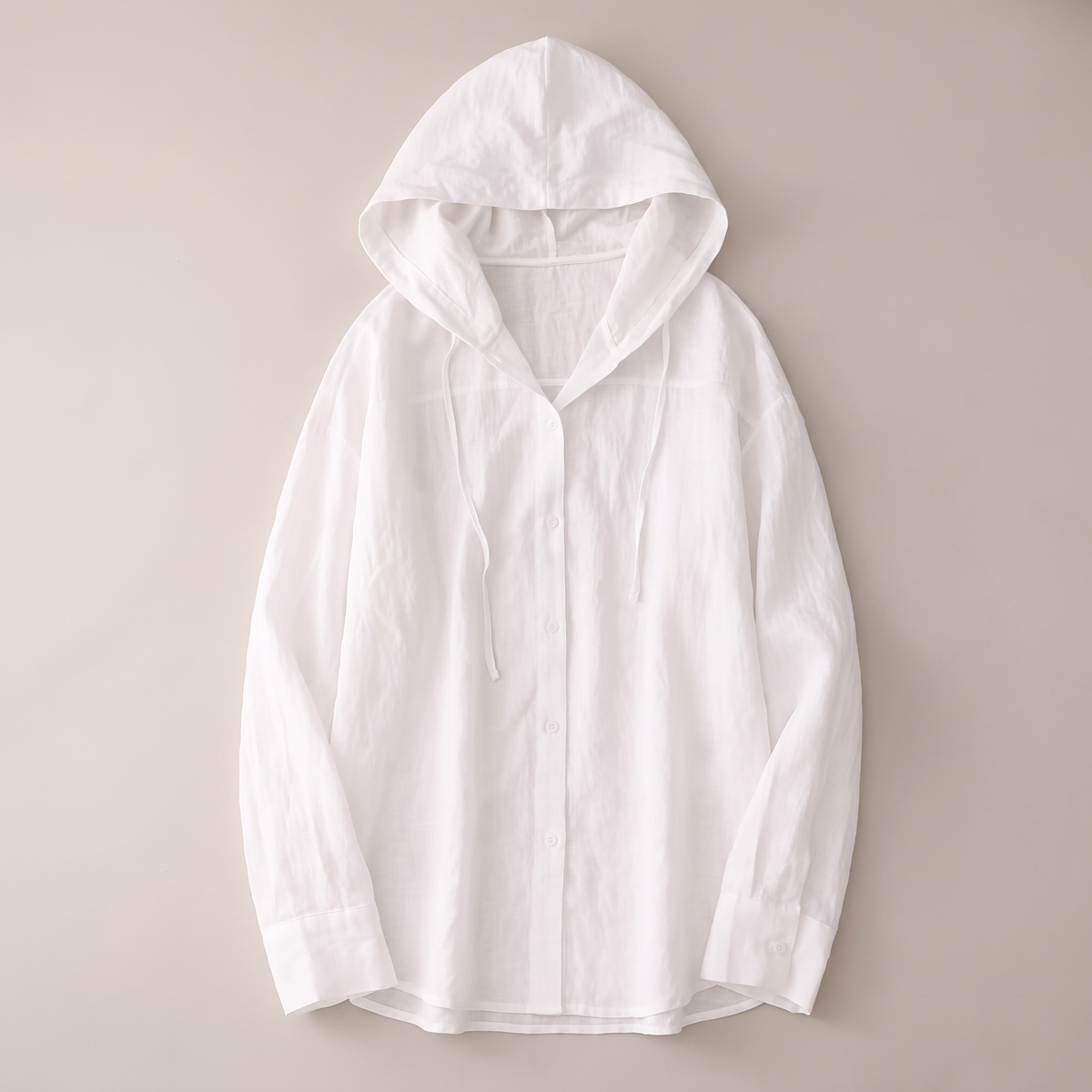 VICTORIA LINEN HOODIE