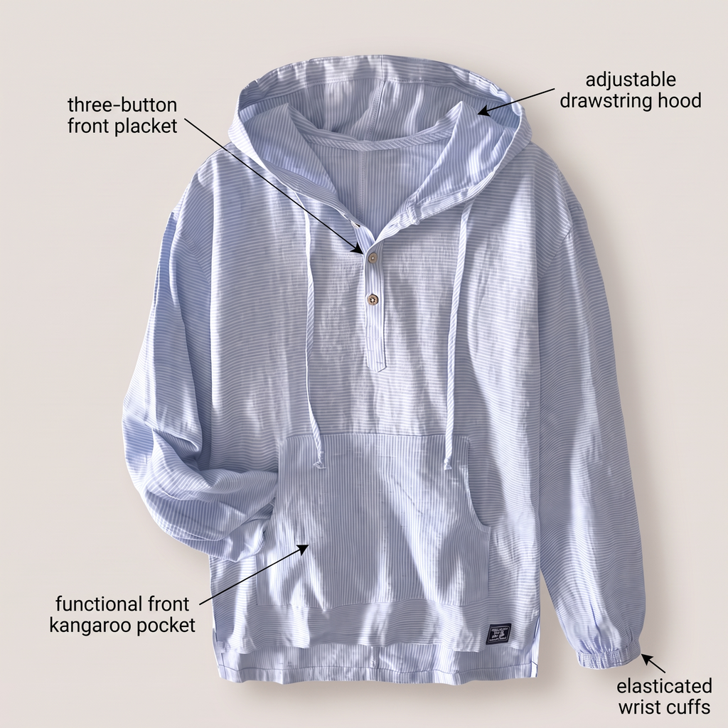 ANDORA LINEN HOODIE