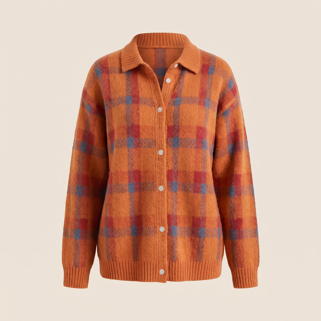 VIVIENNE RETRO CHECK SWEATER