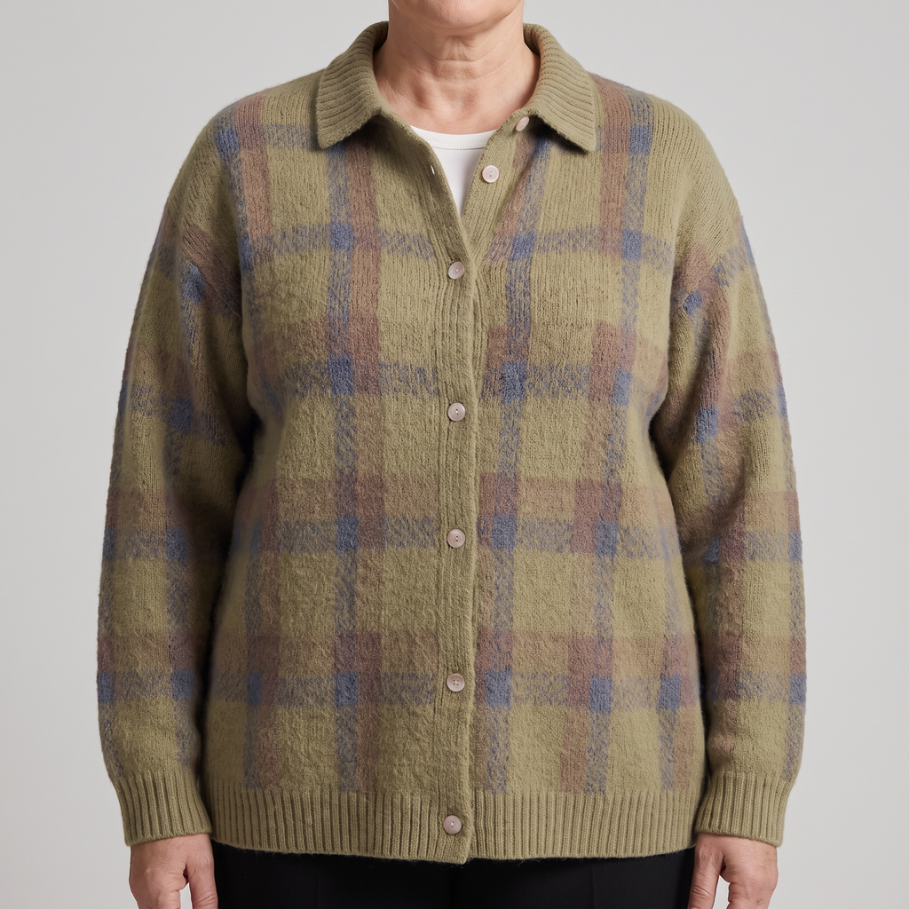 VIVIENNE RETRO CHECK SWEATER