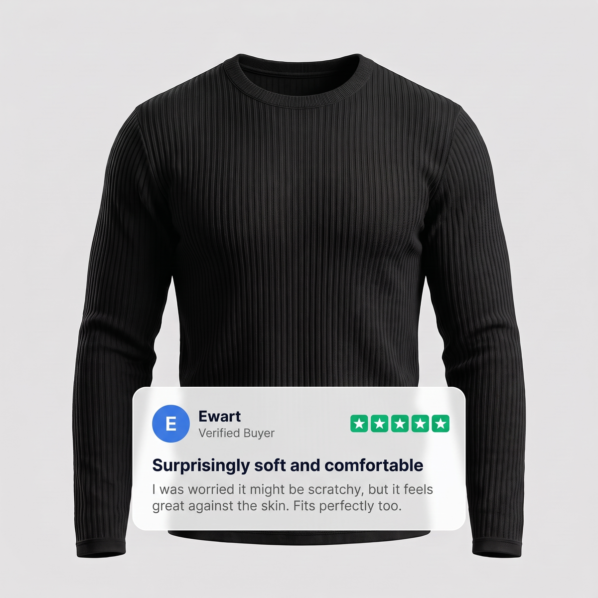 DERRICKSON RIBBED SWEATER