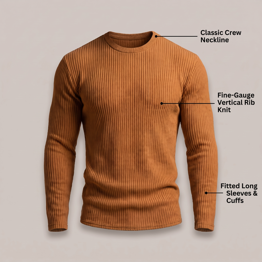 DERRICKSON RIBBED SWEATER