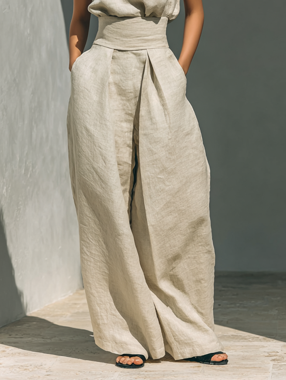 Conjunto Marieta | Elegancia Fluida en Lino Premium