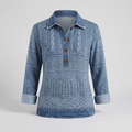 NIVELLE MODERN HALF-BUTTON SWEATER
