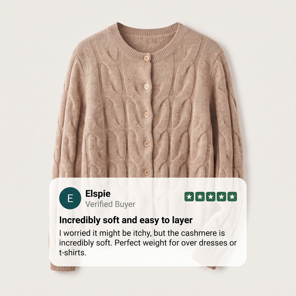 AVELINE CASHMERE CARDIGAN