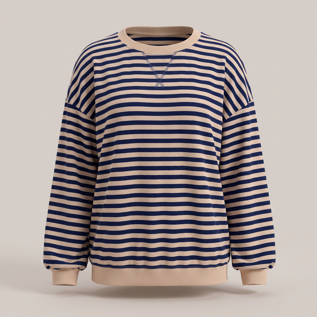 ELARA STRIPED PULLOVER