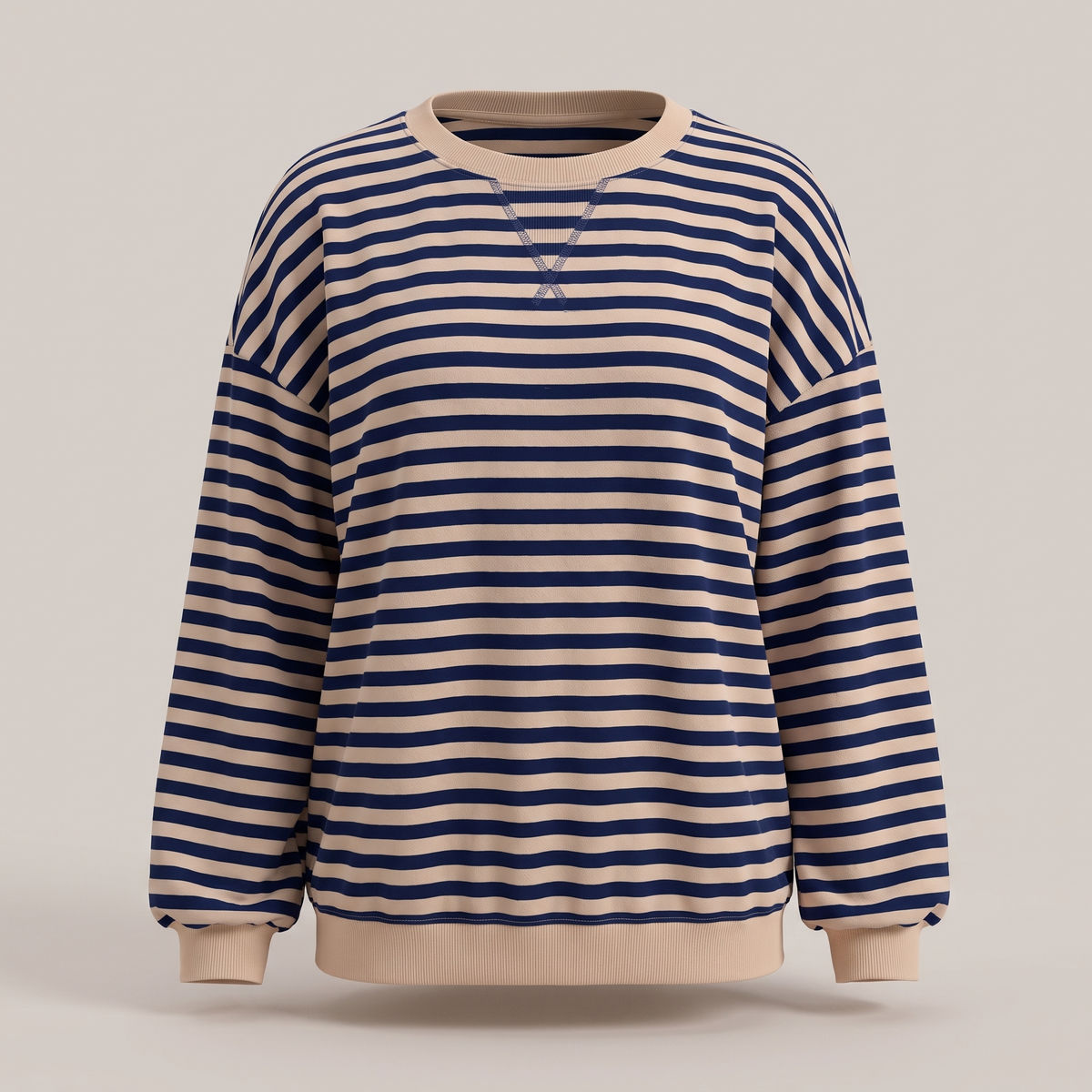 ELARA STRIPED PULLOVER