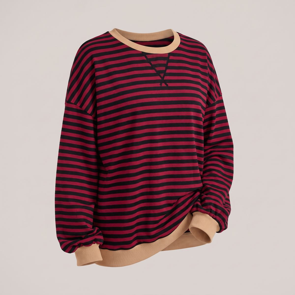 ELARA STRIPED PULLOVER