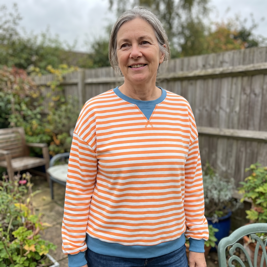 ELARA STRIPED PULLOVER