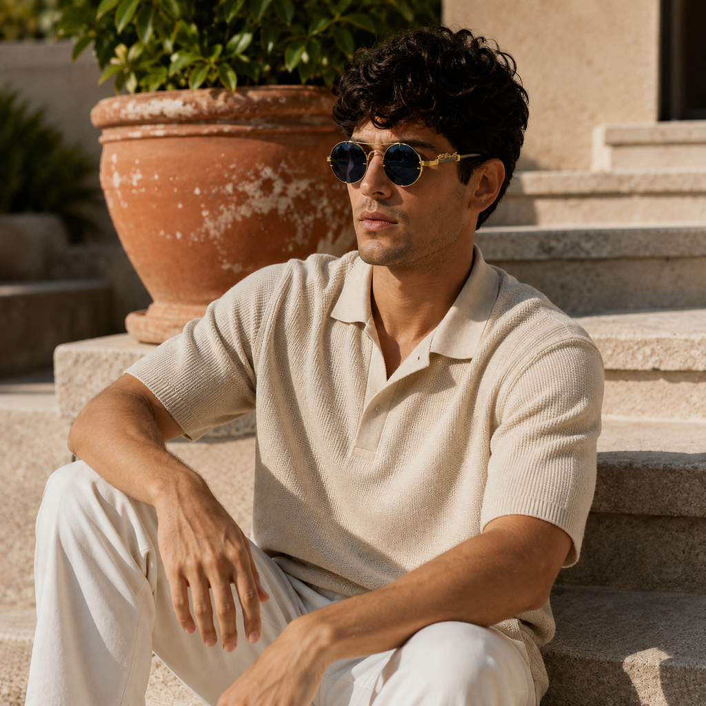 Aurelio Double-Bridge Sunglasses