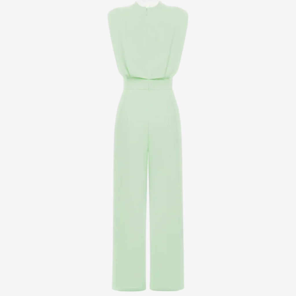 Aria - Belted Fluid Jumpsuit