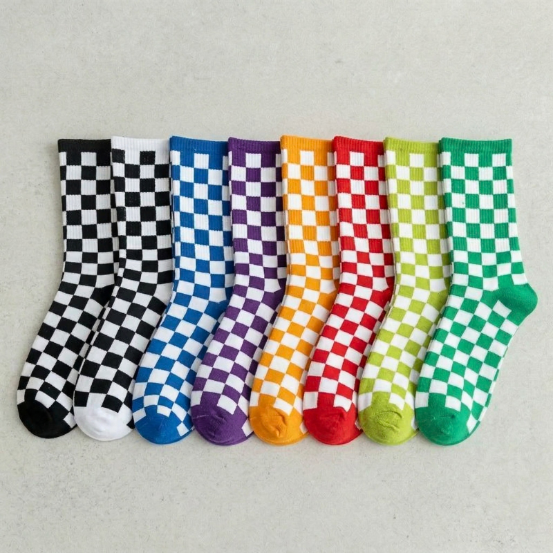 Checker Crew Sock