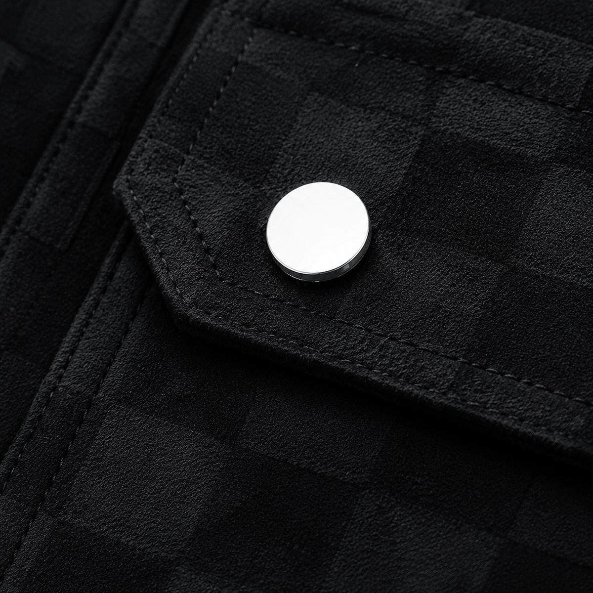Carver Checkered Suede Jacket