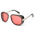 Retro Edge Geometric Sunglasses