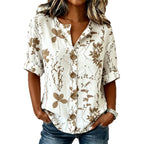 Olivia | Blusa Jardín Azul