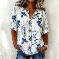 Olivia | Blusa Jardín Azul
