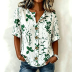 Olivia | Blusa Jardín Azul