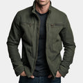 CARLOS™ | Chaqueta Vintage de Algodón con Cremallera