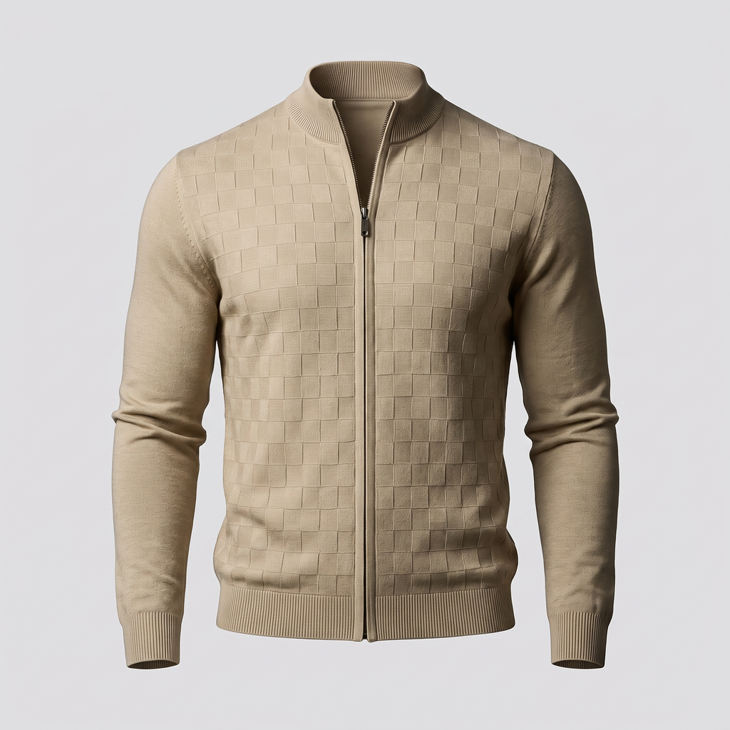ALDRIC ZIP CARDIGAN