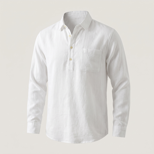 ALDRIDGE GRANDAD COLLAR SHIRT