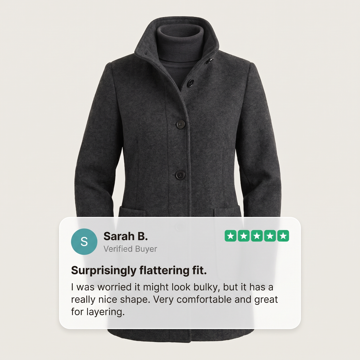 ARIA ALL-SEASON COMFORT COAT