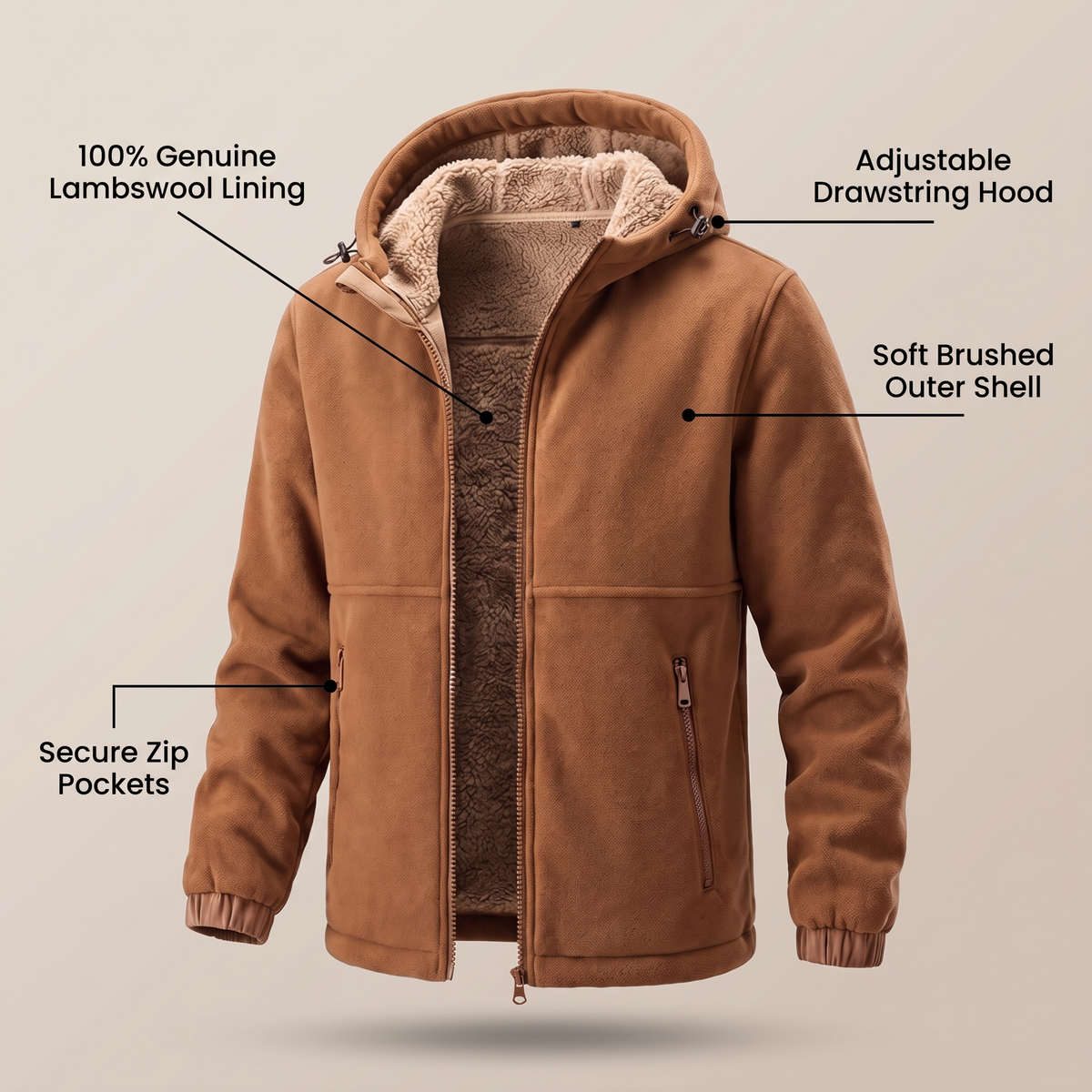 ASHTON BLAKE LAMBSWOOL JACKET