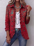 Carlotta | Veste bohème paisley à volants