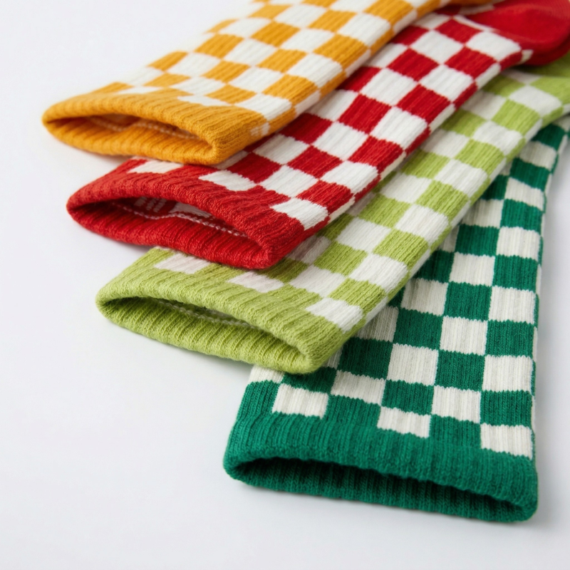 Checker Crew Sock