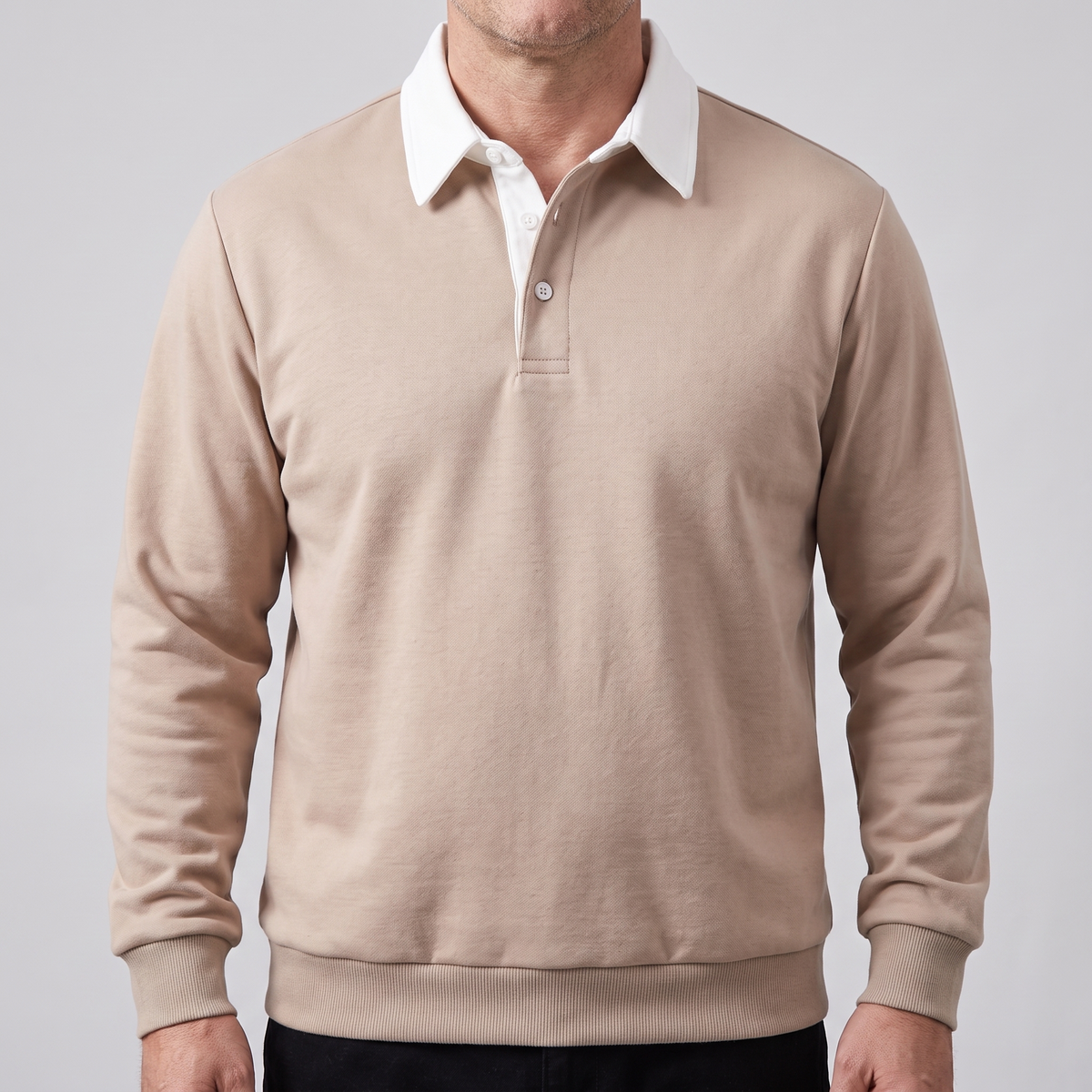 ELLISON POLO SWEATER
