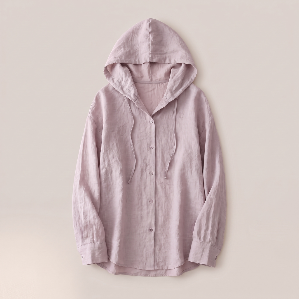 VICTORIA LINEN HOODIE