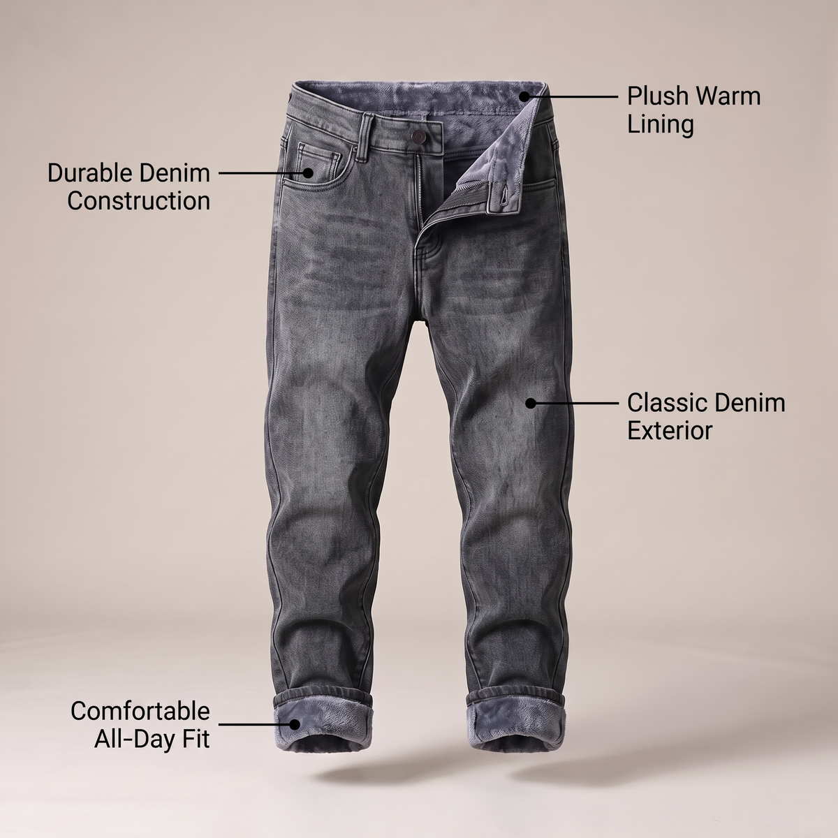 GRANGEFIELD LINED DENIM