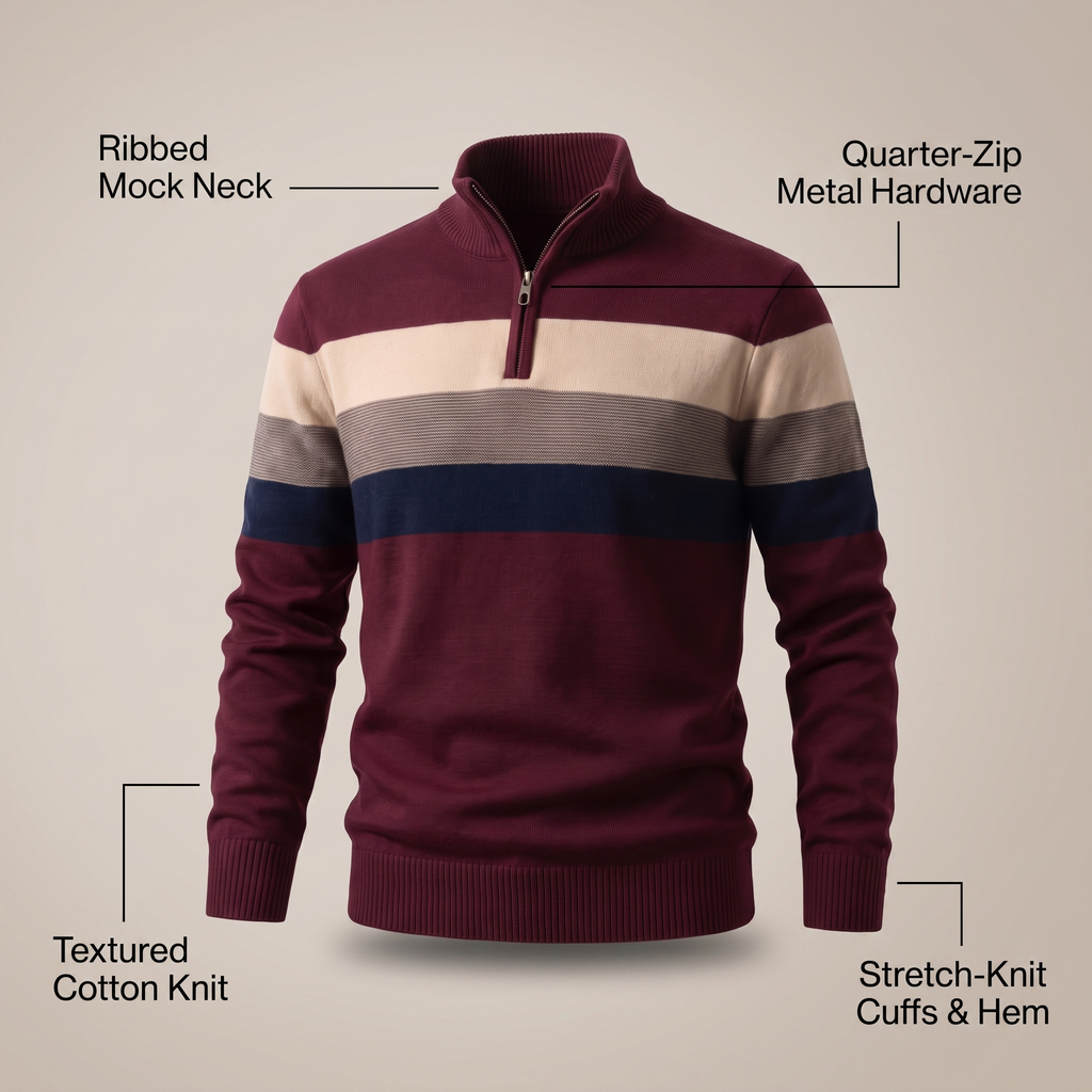 LORVEN STRIPE PULLOVER