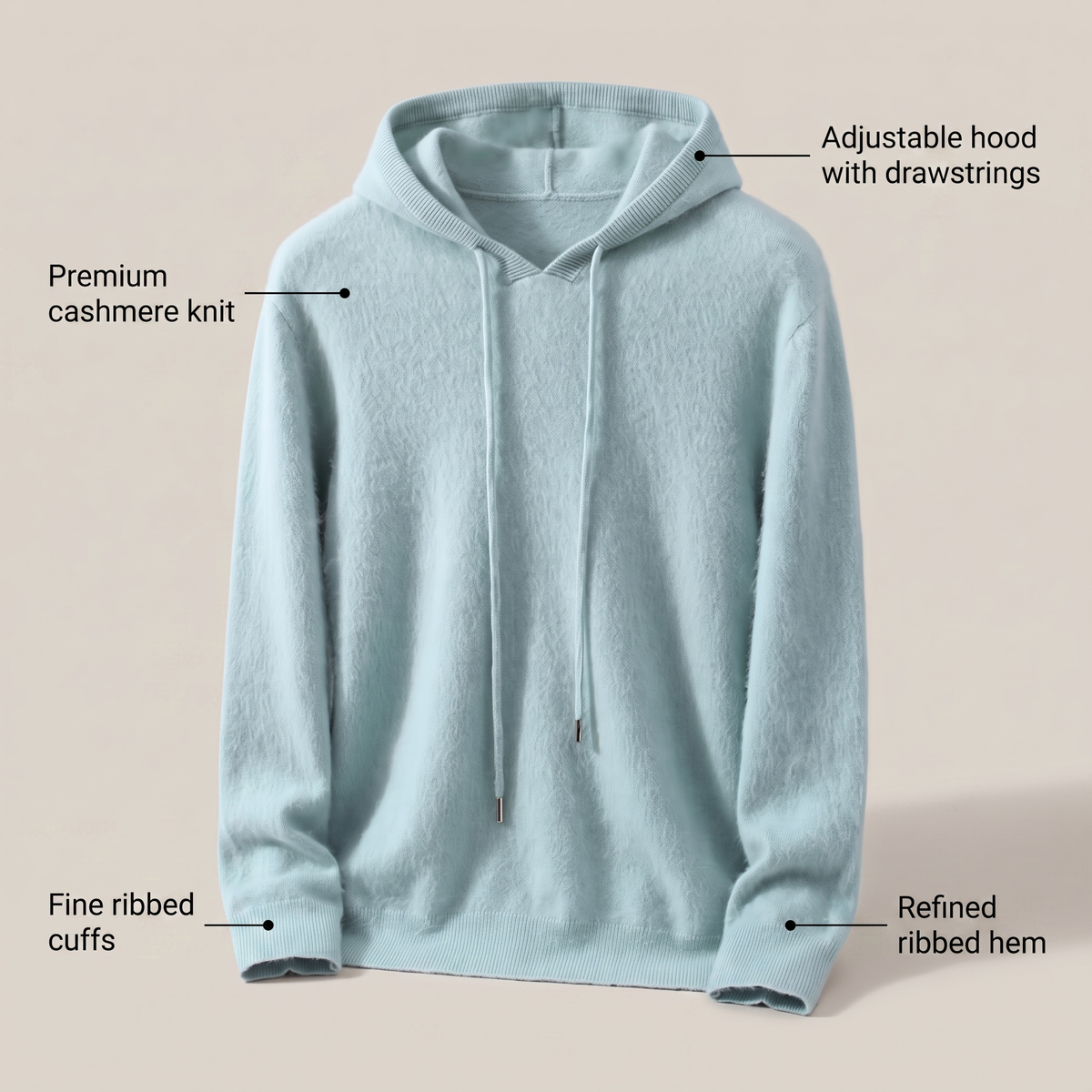 MILLIE CASHMERE HOODIE