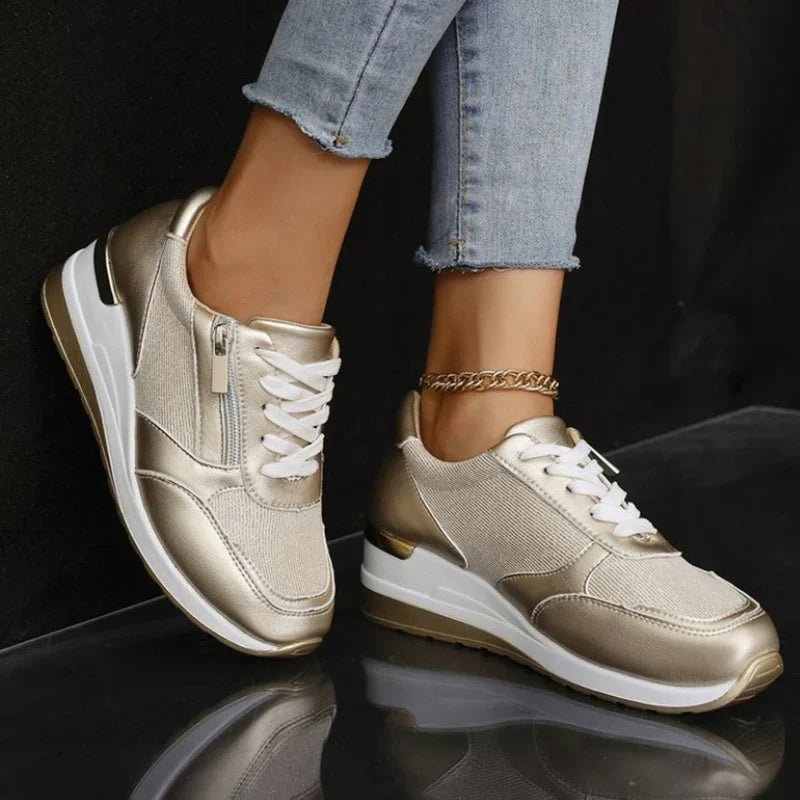 ROSA™ | Zapatillas Ortopédicas con Cremallera Lateral