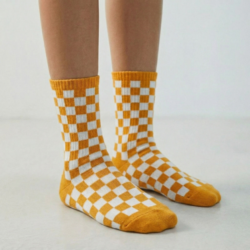 Checker Crew Sock